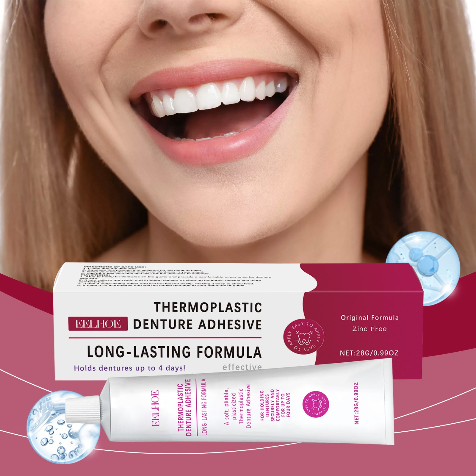 EELHOE Thermoplastic Denture Adhesive
