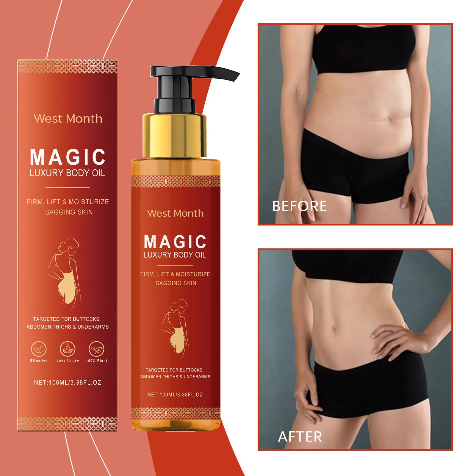 West&Month Body Firming Oil